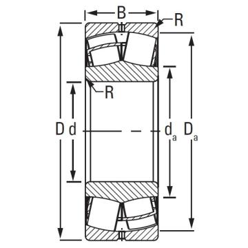 Timken TAPERED ROLLER 23064EJW509C08C3    