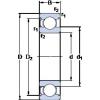 المحامل 6206-Z SKF