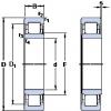 المحامل NU 1022 M/C3VL0241 SKF