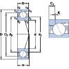 المحامل 7020 CD/P4AH1 SKF #1 small image