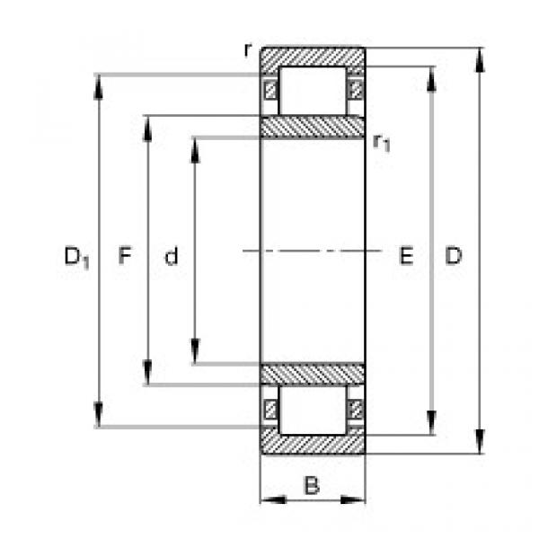 FAG محامل أسطوانية - NU248-E-TB-M1 #1 image