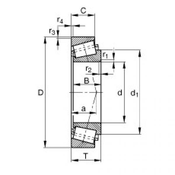 FAG تناقص الأسطوانة المحامل - 32014-X-XL #1 image