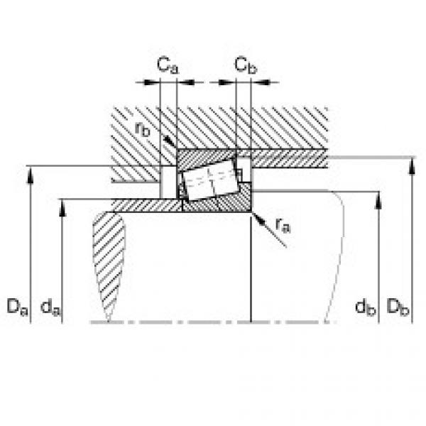 FAG تناقص الأسطوانة المحامل - T4CB120-XL #2 image