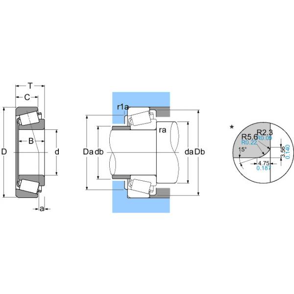 4T-14130/14276 NTN SPHERICAL ROLLER NTN JAPAN BEARING #5 image