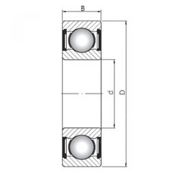 المحامل 61909 ZZ ISO #1 image