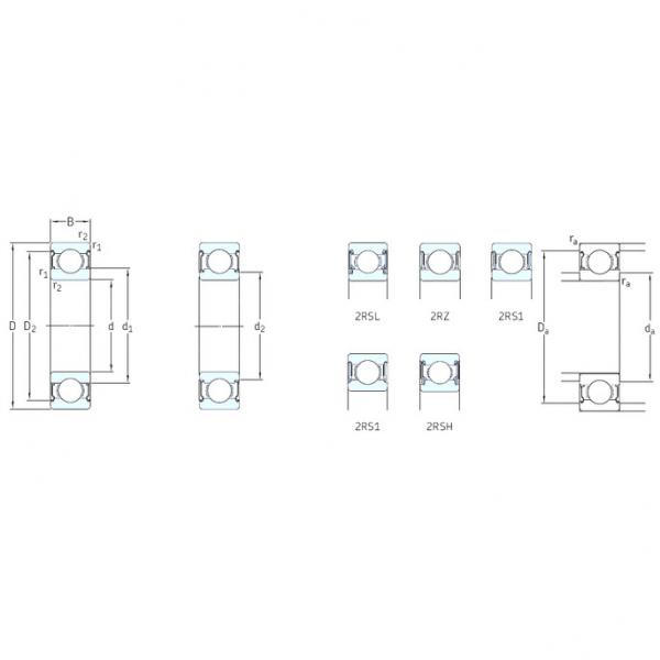 المحامل 6008-2RZ SKF #1 image