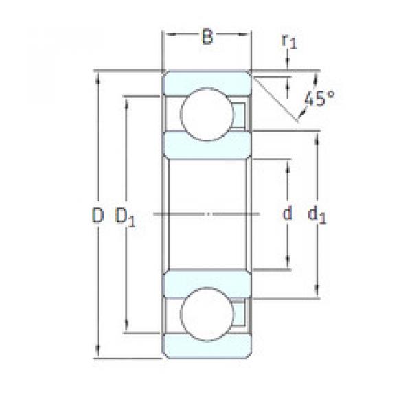 المحامل 626/HR11TN SKF #1 image