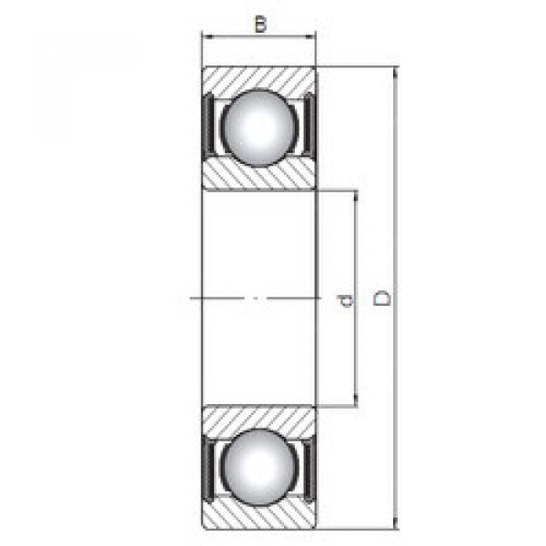 المحامل 63206-2RS ISO #1 image