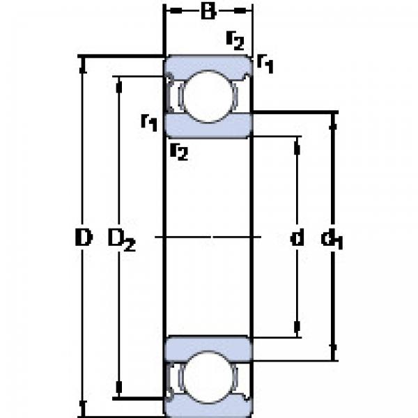 المحامل 6206-Z SKF #1 image