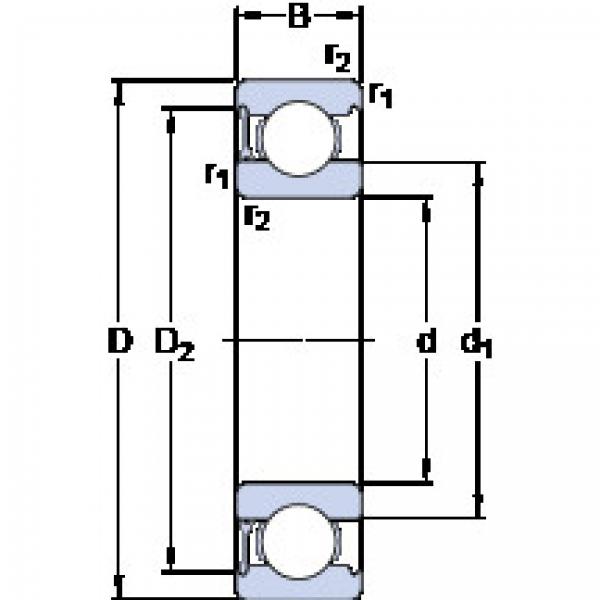 المحامل 634-RZ SKF #1 image