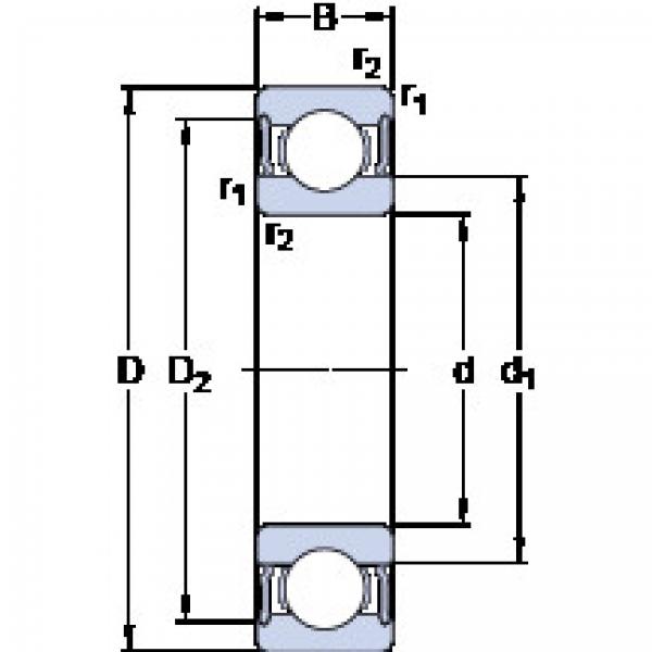 المحامل 62212-2RS1 SKF #1 image