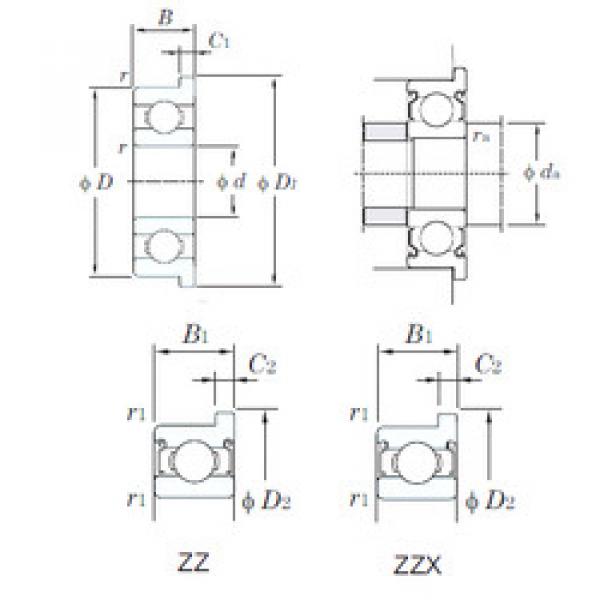 المحامل WF69/1,5ZZ KOYO #1 image