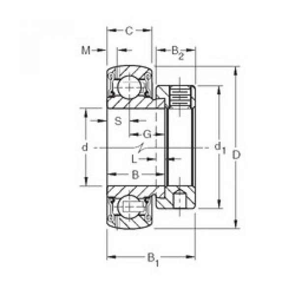 المحامل GRA109RRB Timken #1 image