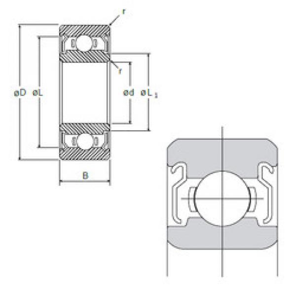 المحامل R-1240KK1 NMB #1 image