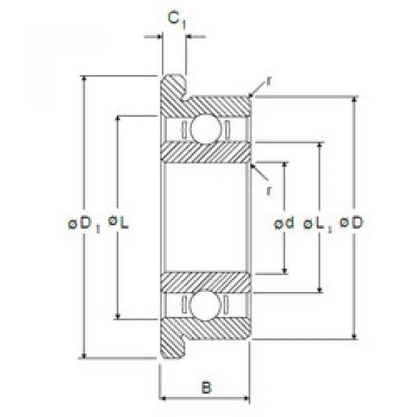 المحامل LF-1050 NMB #1 image