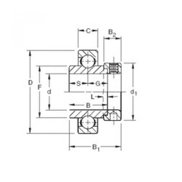 المحامل SMN105K Timken #1 image