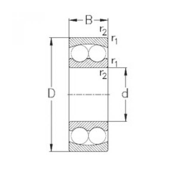 Bearing 1301 NKE #1 image