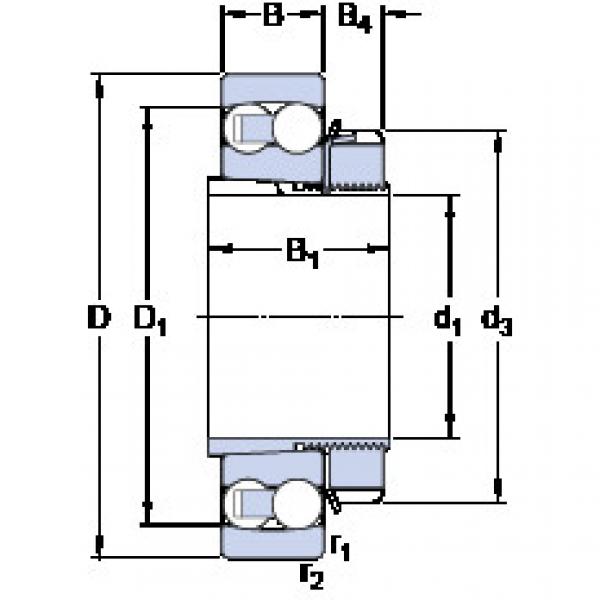 Bearing 2207 EKTN9 + H 307 SKF #1 image