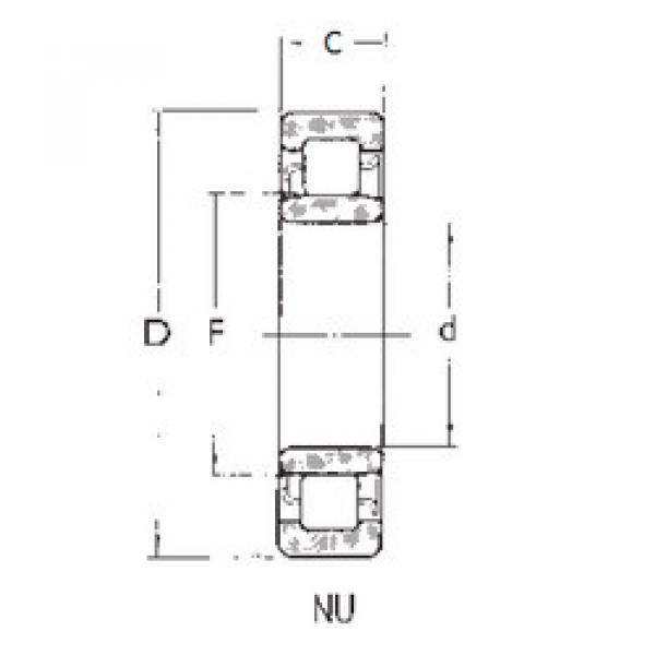 المحامل NU1009 FBJ #1 image