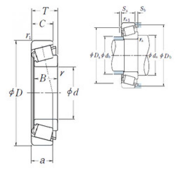 المحامل HR30307J NSK #1 image