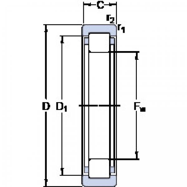 المحامل RNU 211 ECP SKF #1 image