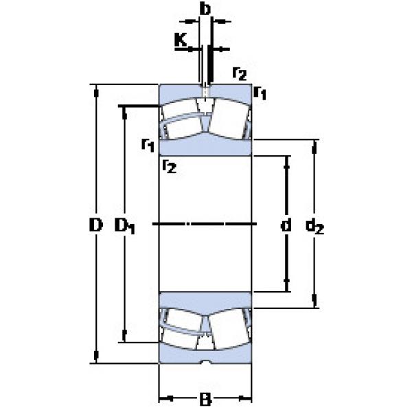 المحامل 23960 CC/W33 SKF #1 image