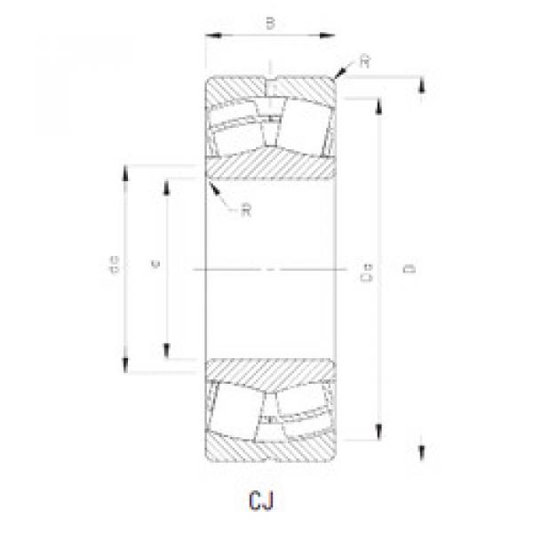 المحامل 22222CJ Timken #1 image