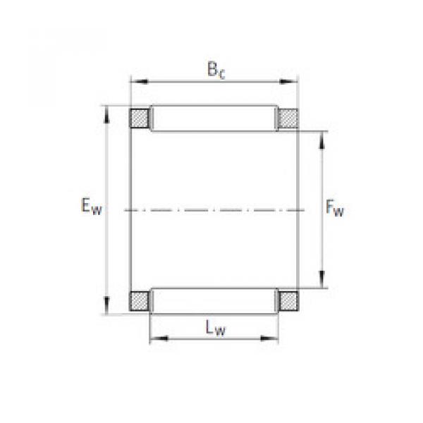 المحامل KBK 14x18x17 INA #1 image