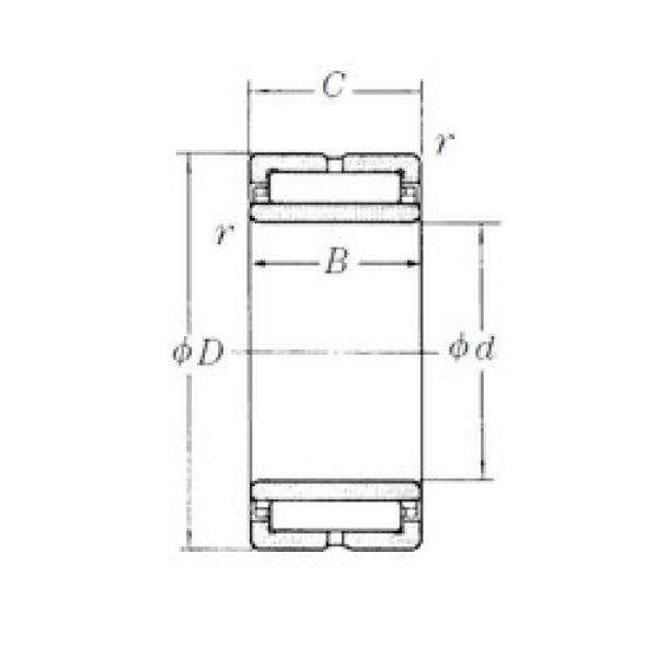 المحامل NA4968 NSK #1 image