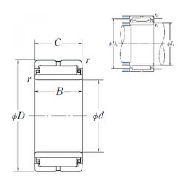 المحامل NA5910 NSK #1 image