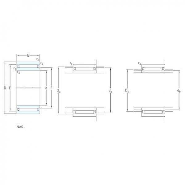 المحامل NAO17x30x13 SKF #1 image