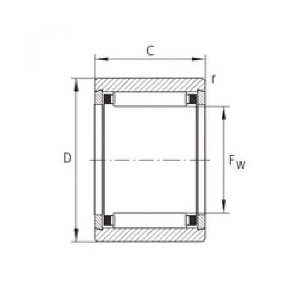 المحامل NK 5/10-TN-XL INA #1 image