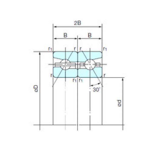 المحامل 60TAH10DB NACHI #1 image