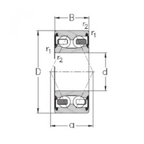 المحامل 3208-B-2RSR-TV NKE #1 image