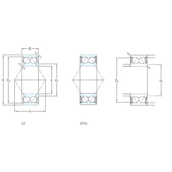 المحامل 3304A-2RS1 SKF #1 image