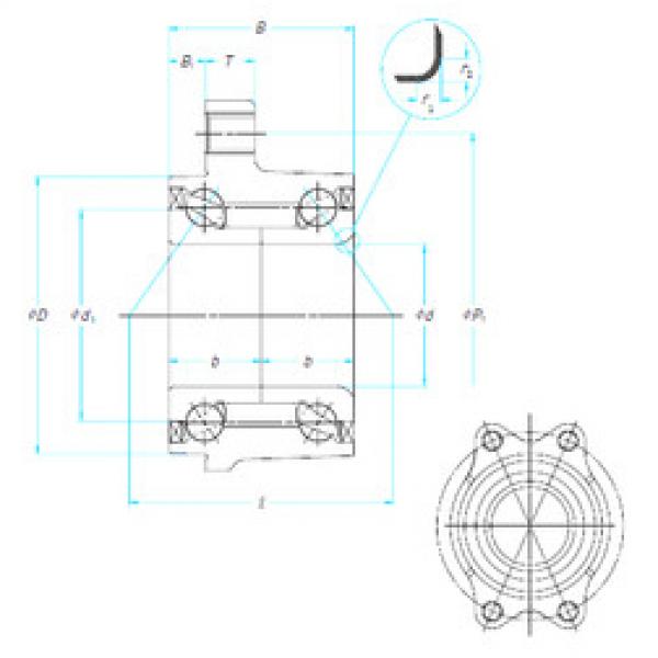 المحامل 43BWK04 NSK #1 image