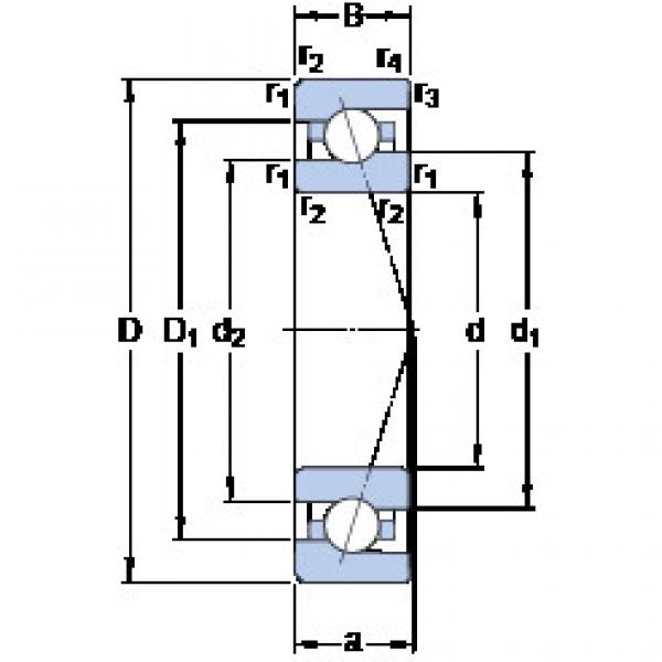 المحامل 7001 CE/P4A SKF #1 image