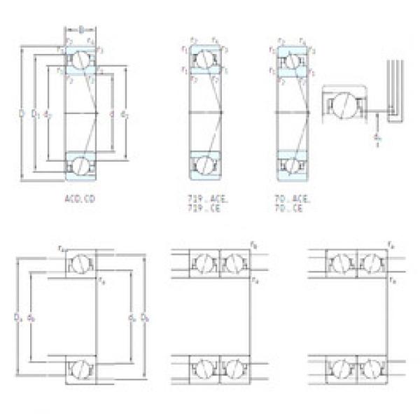 المحامل 709 CD/HCP4A SKF #1 image