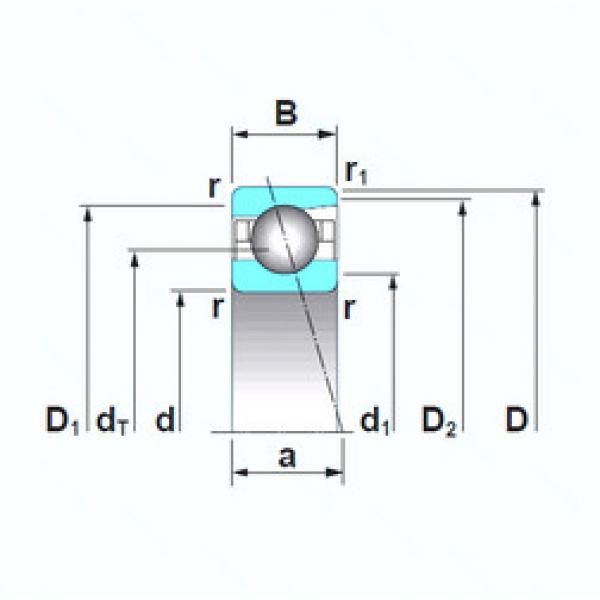 المحامل 7032A5TRSU NSK #1 image