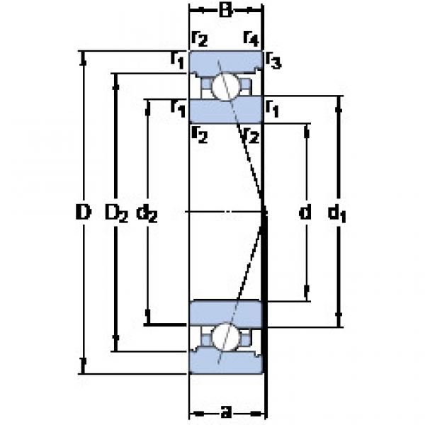 المحامل 7009 ACB/HCP4A SKF #1 image