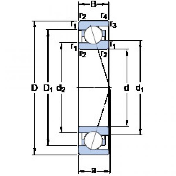 المحامل 71905 CE/P4A SKF #1 image