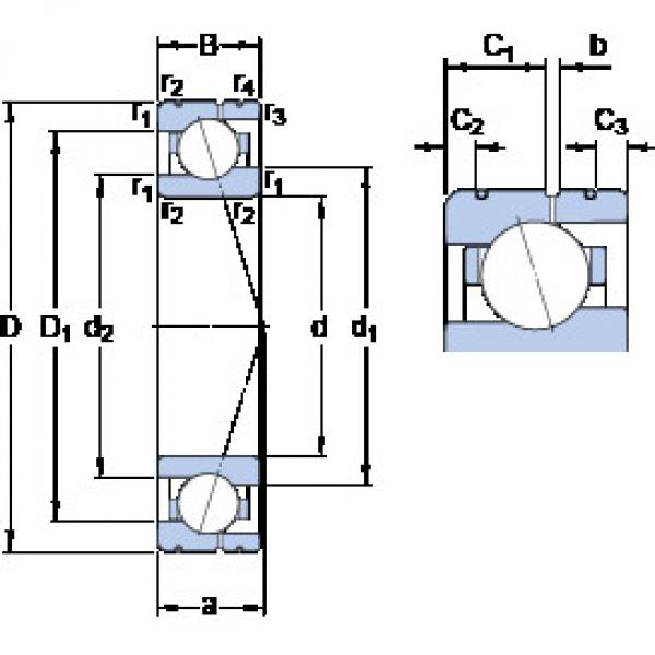 المحامل 71906 ACE/P4AL SKF #1 image