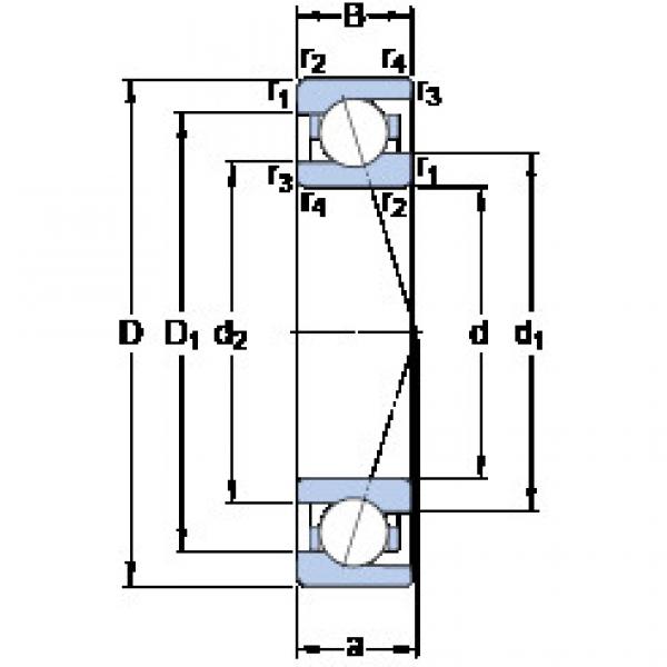 المحامل 71909 CE/P4A SKF #1 image