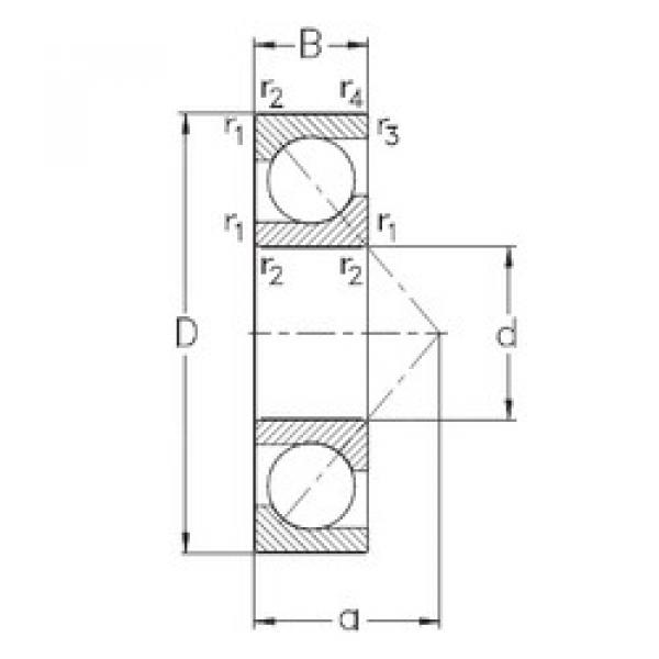 المحامل 7232-BCB-MP NKE #1 image