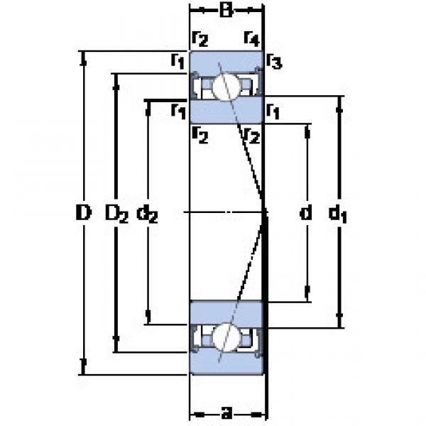 المحامل S71914 CB/HCP4A SKF #1 image