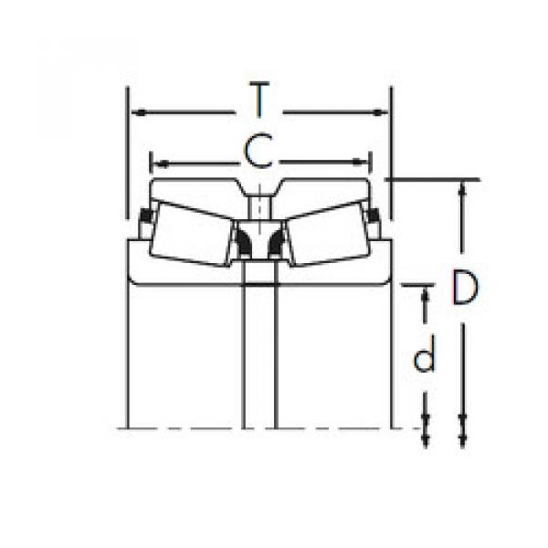 المحامل 497/493DC+X3S-497 Timken #1 image