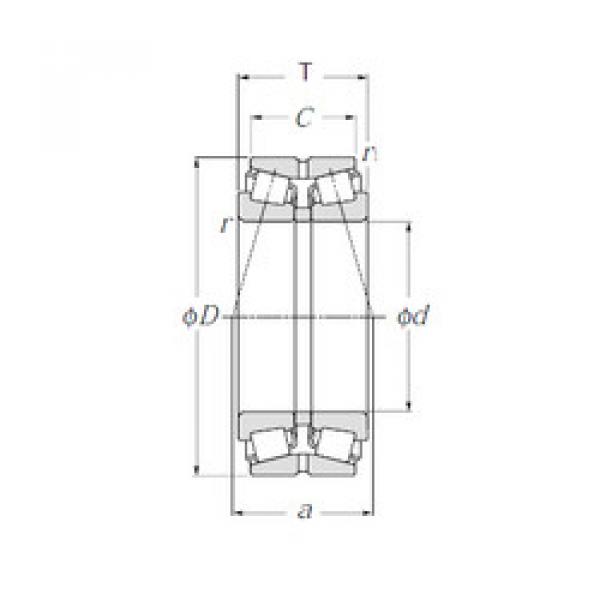 المحامل 4T-430308DX NTN #1 image