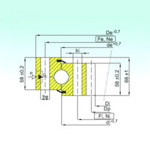 المحامل ZB1.25.1534.400-1SPPN ISB #1 image