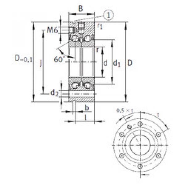 المحامل ZKLF1560-2Z INA #1 image