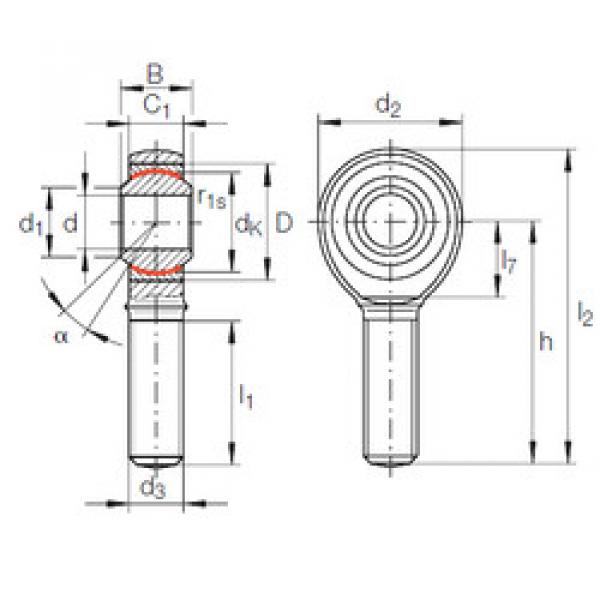 المحامل GAKFL 14 PW INA #1 image